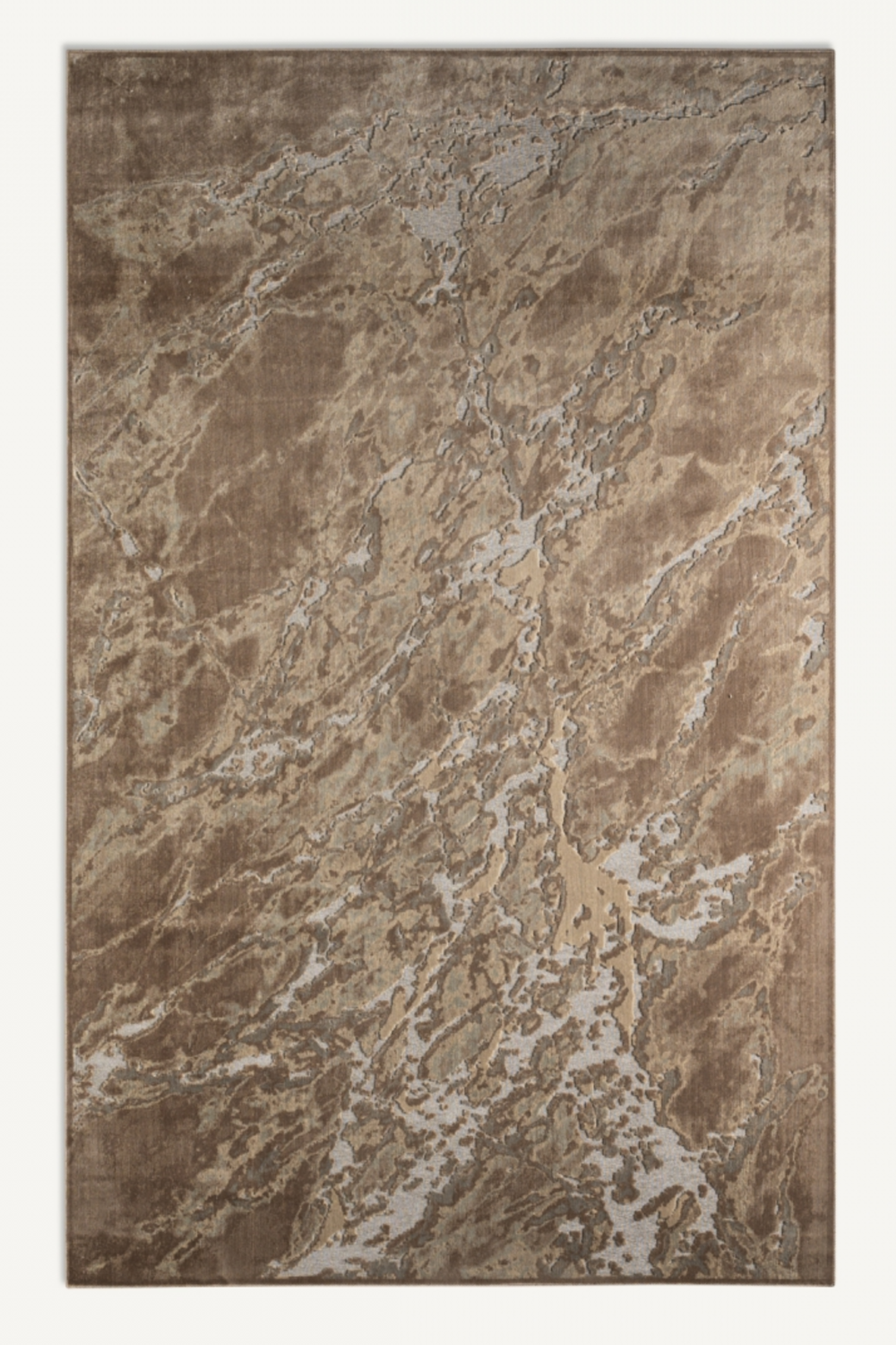   Brown Viscose Area Rug 10' x 6'5" | Oroa.com