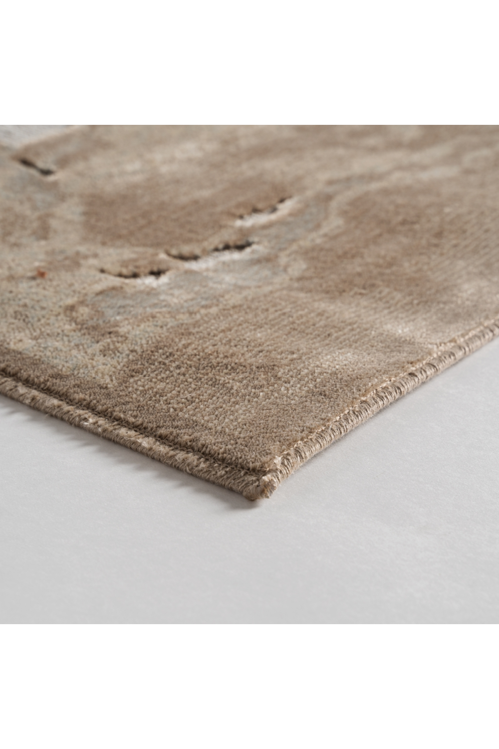   Brown Viscose Area Rug 10' x 6'5" | Oroa.com