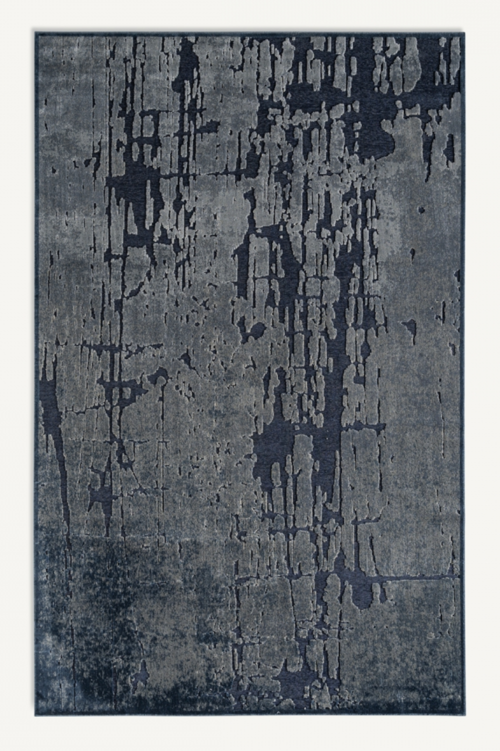   Blue Viscose Area Rug 10' x 6'5" | Oroa.com