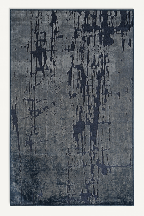   Blue Viscose Area Rug 10' x 6'5" | Oroa.com