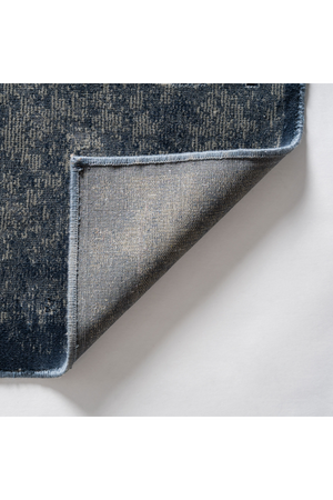   Blue Viscose Area Rug 10' x 6'5" | Oroa.com