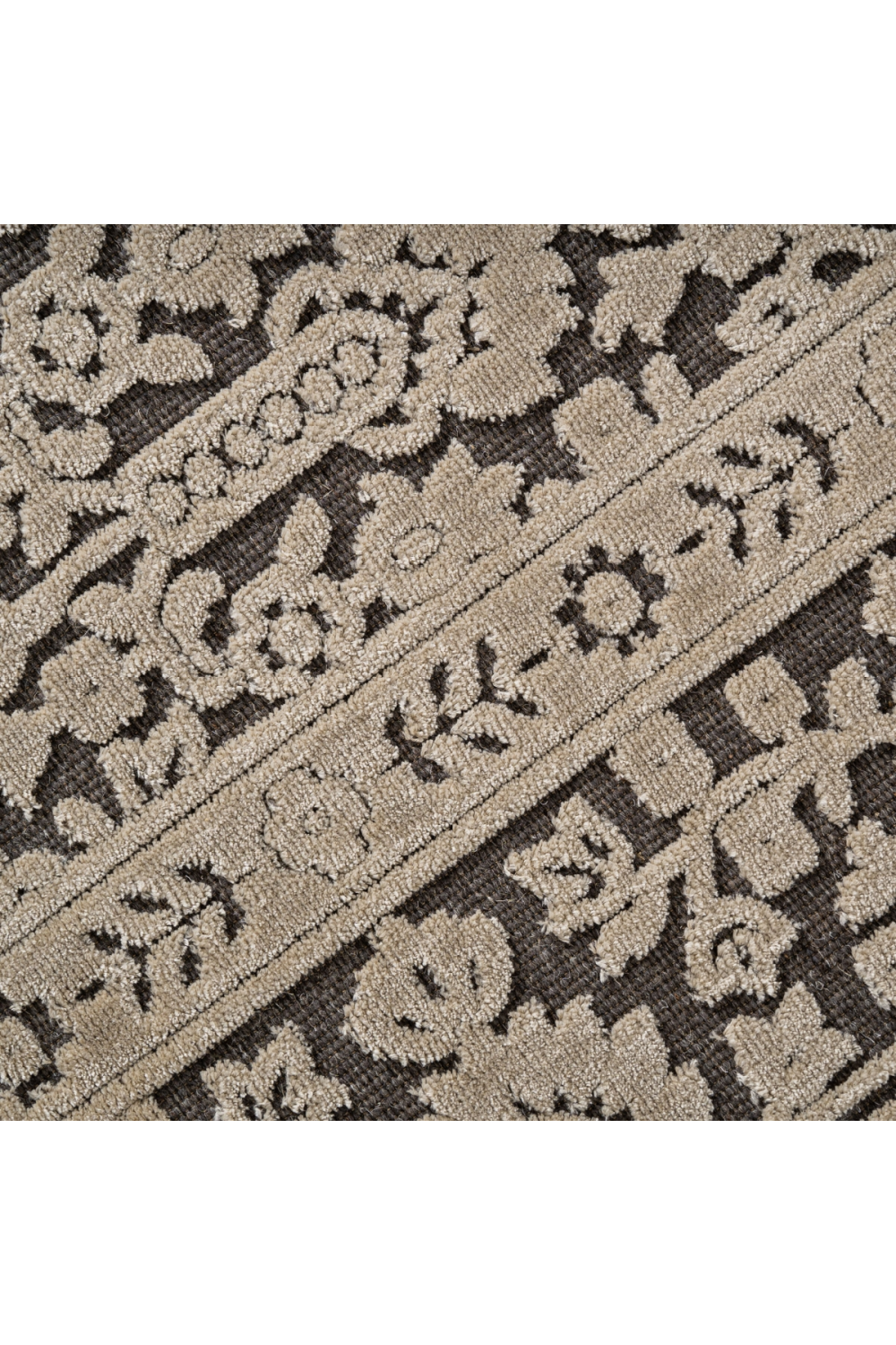   Beige Viscose Area Rug 11' x 8' | Oroa.com