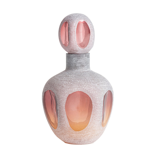 Modern European furniture - Pink Glass Vase - www.oroa.com