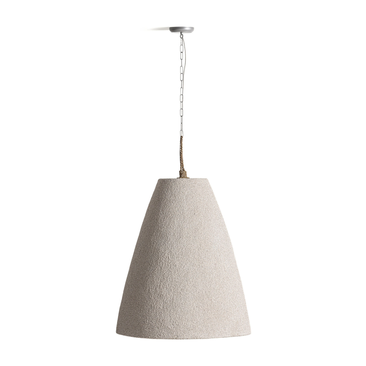   Textured Suar Wood Pendant Light | Oroa.com