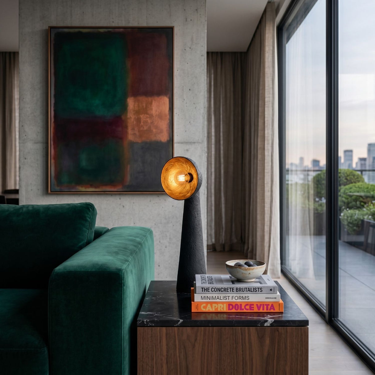   Modern furniture - Black Textured Floor Lamp - www.oroa.com | Oroa.com