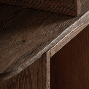   Modern European furniture - Oak Wood Staggered Bookcase - www.oroa.com | Oroa.com