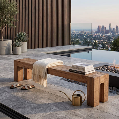   Modern European furniture - Natural Pine Wood Bench - www.oroa.com | Oroa.com