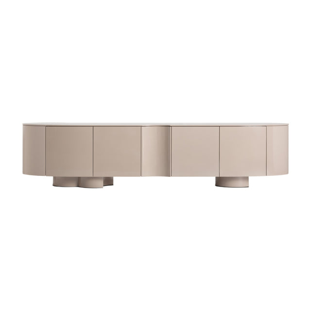 Modern European furniture - Cream Wooden TV Stand - www.oroa.com