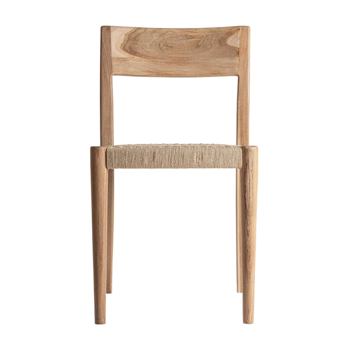   Modern European furniture - Natural Teak Dining Chairs (2) - www.oroa.com | Oroa.com