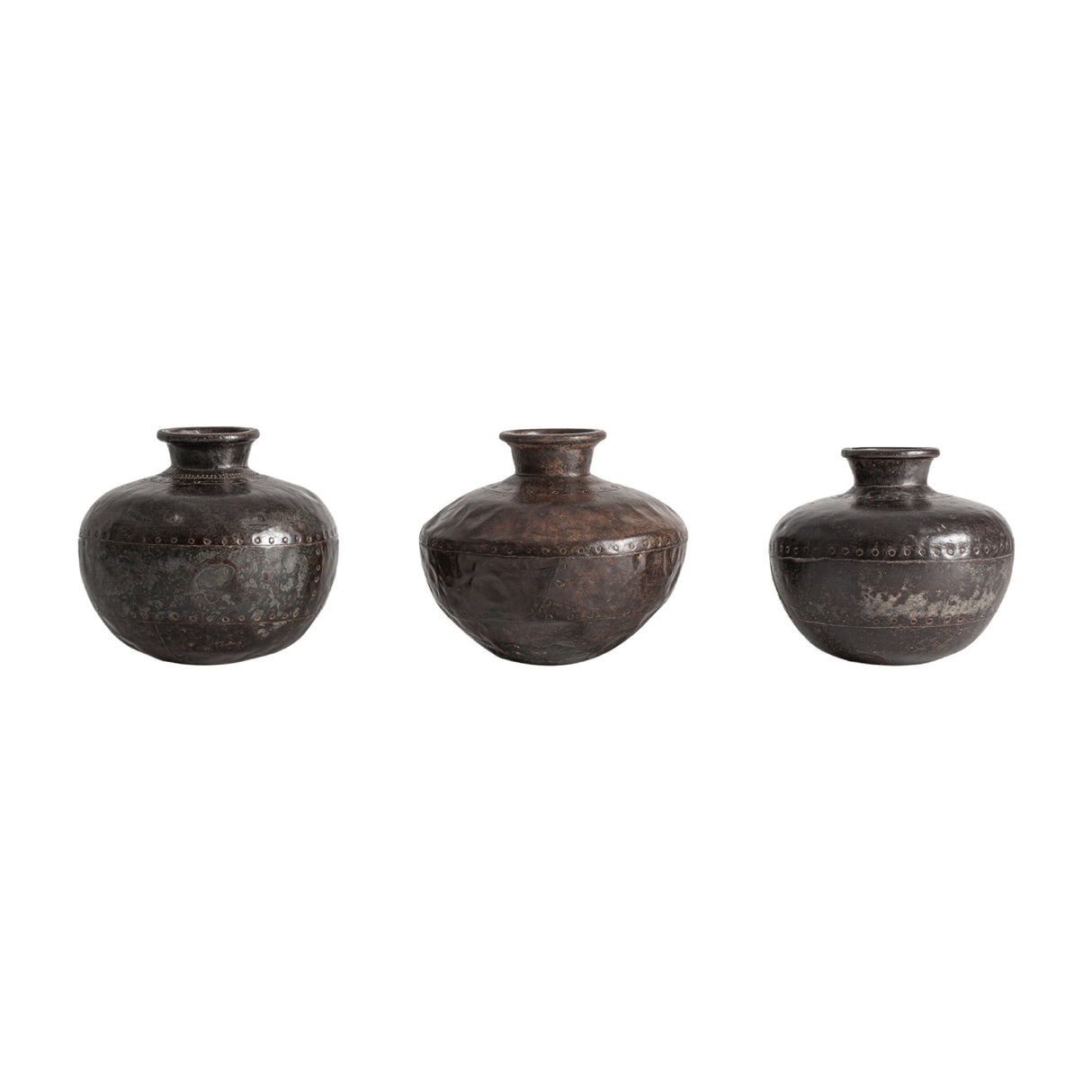   Brown Iron Antique Vase | Oroa.com