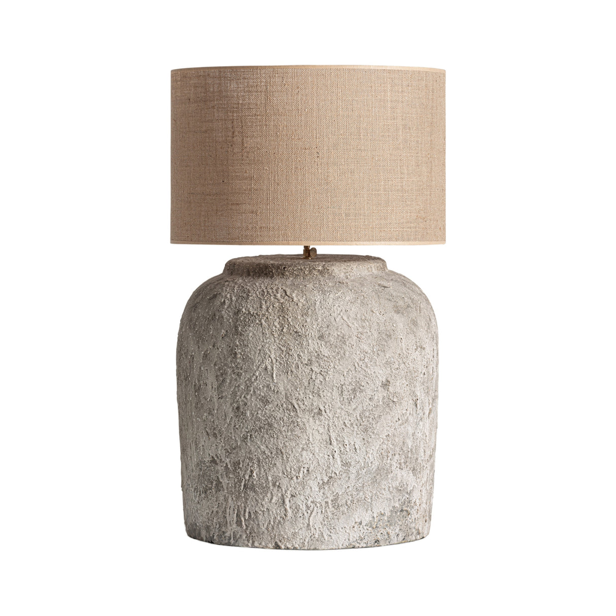   Gray Terracotta Table Lamp | Oroa.com