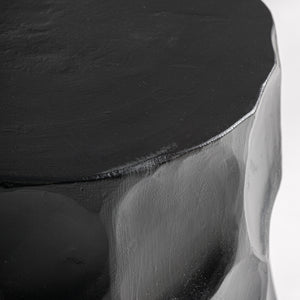   Black Suar Wood Carved Stool | Oroa.com