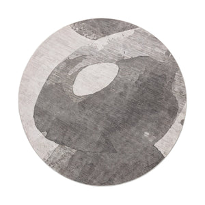   Beige & Green Round Carpet | Oroa.com