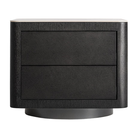   Modern European furniture - Gray Oak 2-Door Bedside Table - www.oroa.com | Oroa.com
