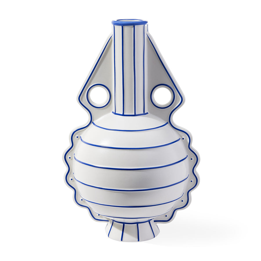   Matte White Porcelain Vase L | Oroa.com