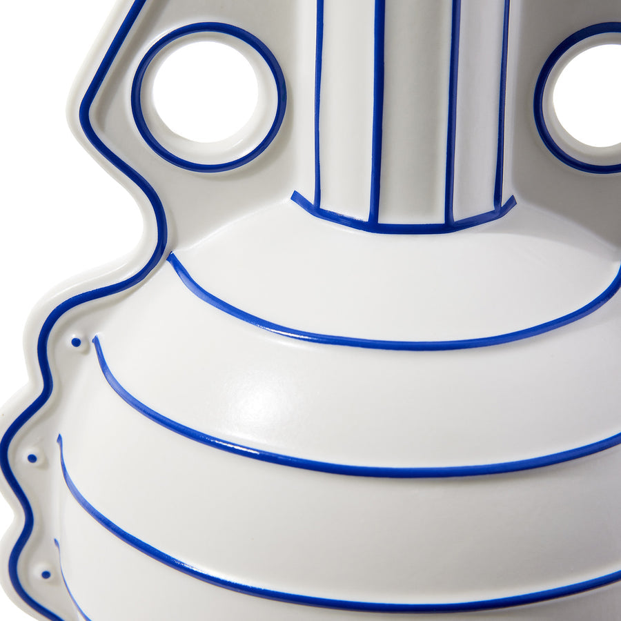   Matte White Porcelain Vase L | Oroa.com