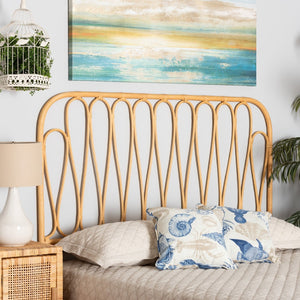   Modern European furniture - Rattan Rods Queen Sized Headboard - www.oroa.com | Oroa.com