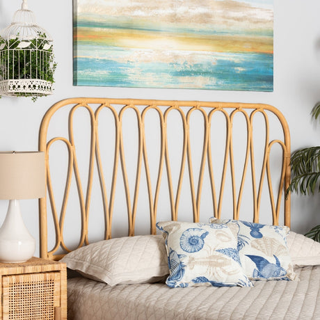   Modern European furniture - Rattan Rods Queen Sized Headboard - www.oroa.com | Oroa.com