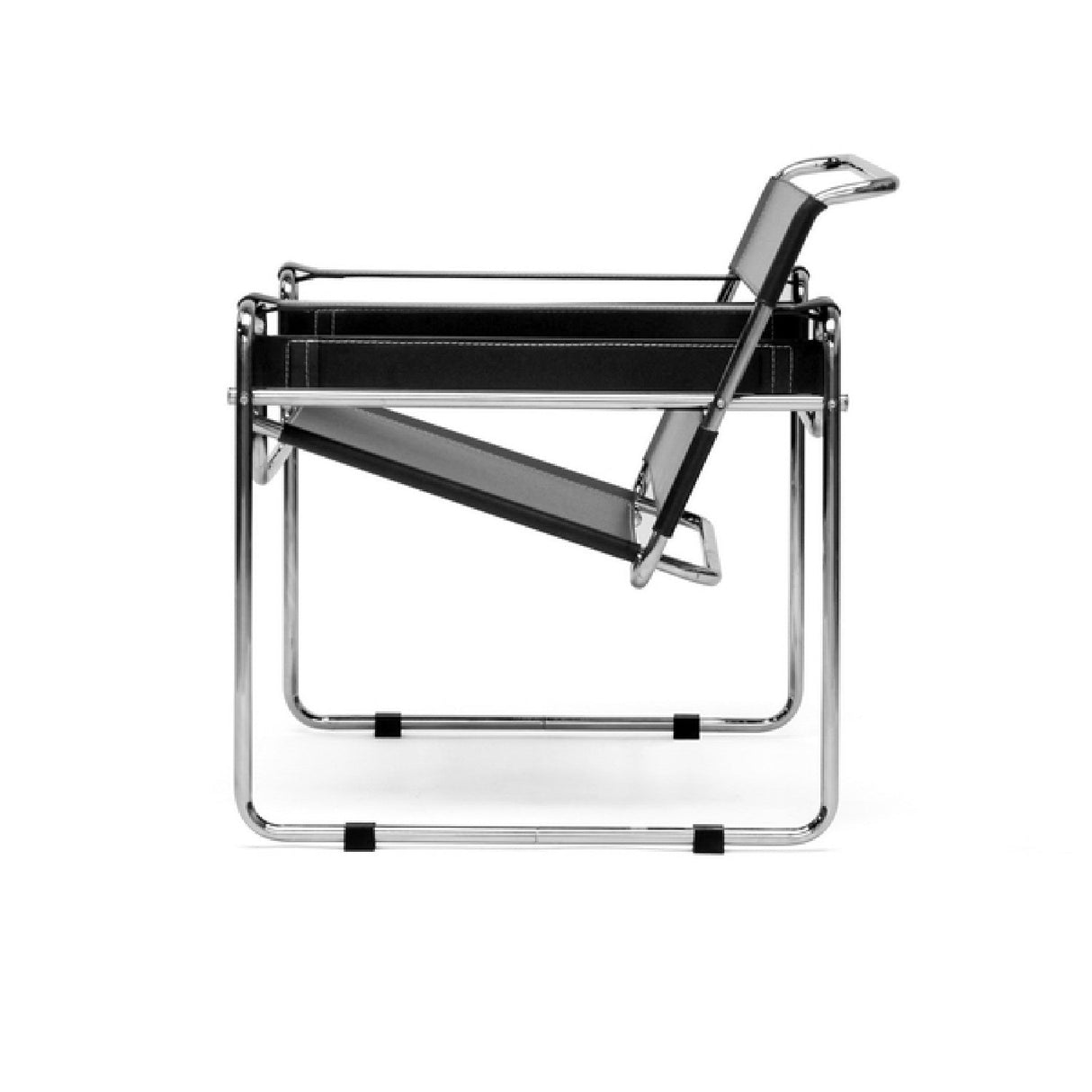   Modern European furniture - Chrome Framed Leather Inspired Accent Chair - www.oroa.com | Oroa.com