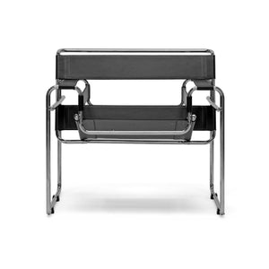   Modern European furniture - Chrome Framed Leather Inspired Accent Chair - www.oroa.com | Oroa.com