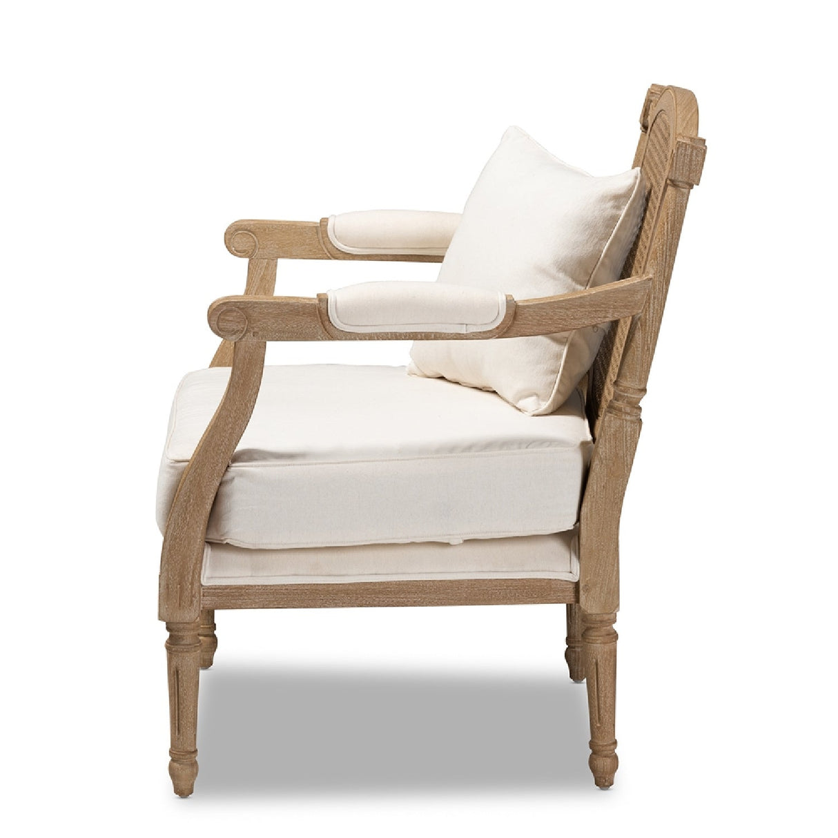   Modern European furniture - Carved Wood Framed Accent Chair - www.oroa.com | Oroa.com