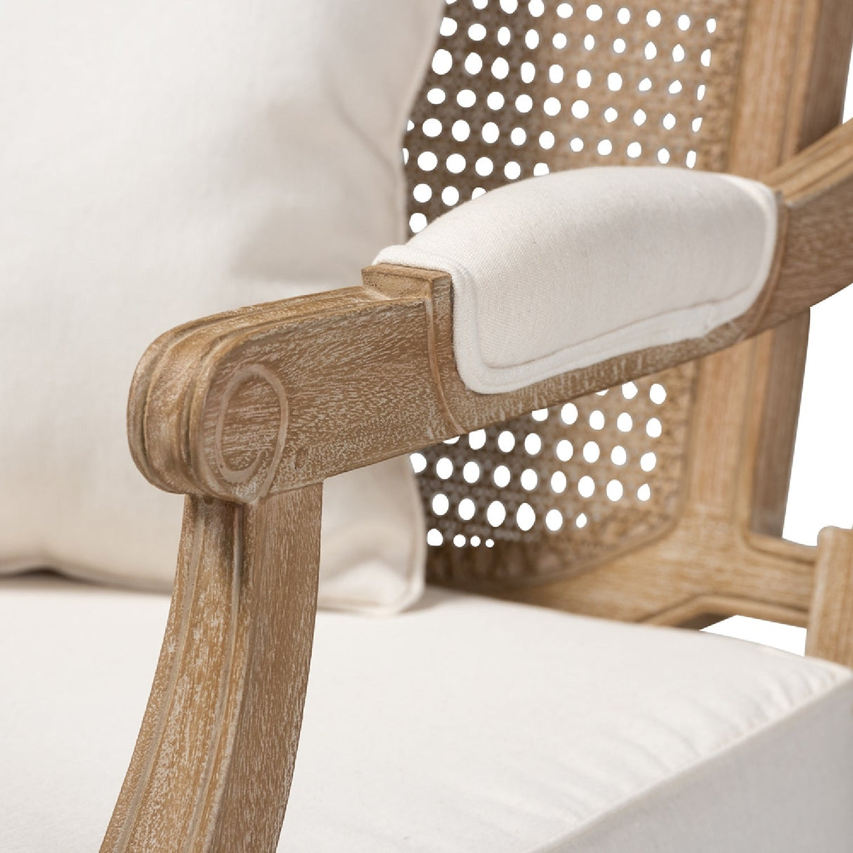   Modern European furniture - Carved Wood Framed Accent Chair - www.oroa.com | Oroa.com