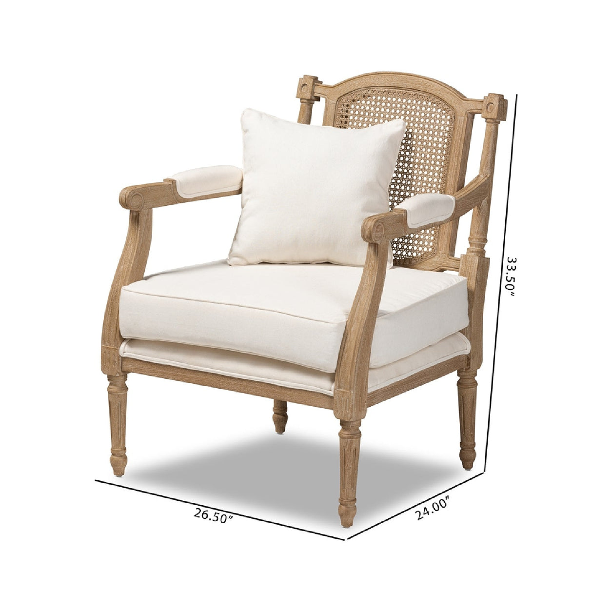   Modern European furniture - Carved Wood Framed Accent Chair - www.oroa.com | Oroa.com
