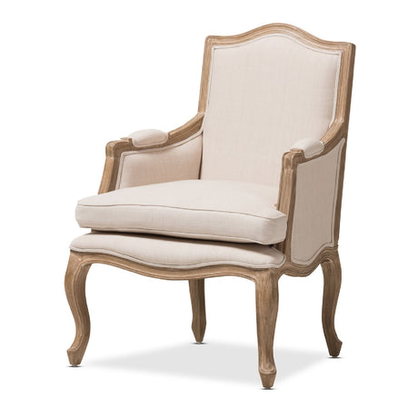   Modern European furniture - Wood Traditional French Accent Chair  - www.oroa.com | Oroa.com