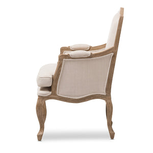   Modern European furniture - Wood Traditional French Accent Chair  - www.oroa.com | Oroa.com