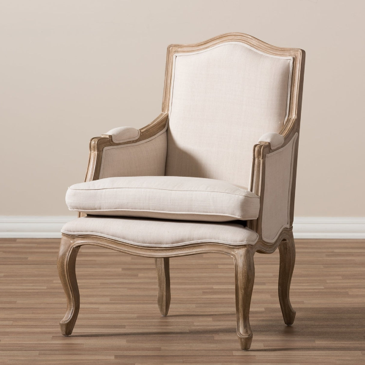   Modern European furniture - Wood Traditional French Accent Chair  - www.oroa.com | Oroa.com