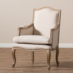   Modern European furniture - Wood Traditional French Accent Chair  - www.oroa.com | Oroa.com