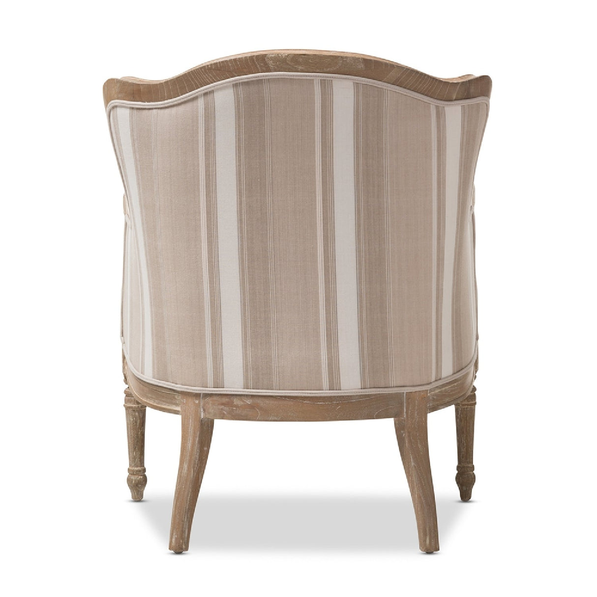   Modern European furniture - Brown Stripe Accent Chair - www.oroa.com | Oroa.com
