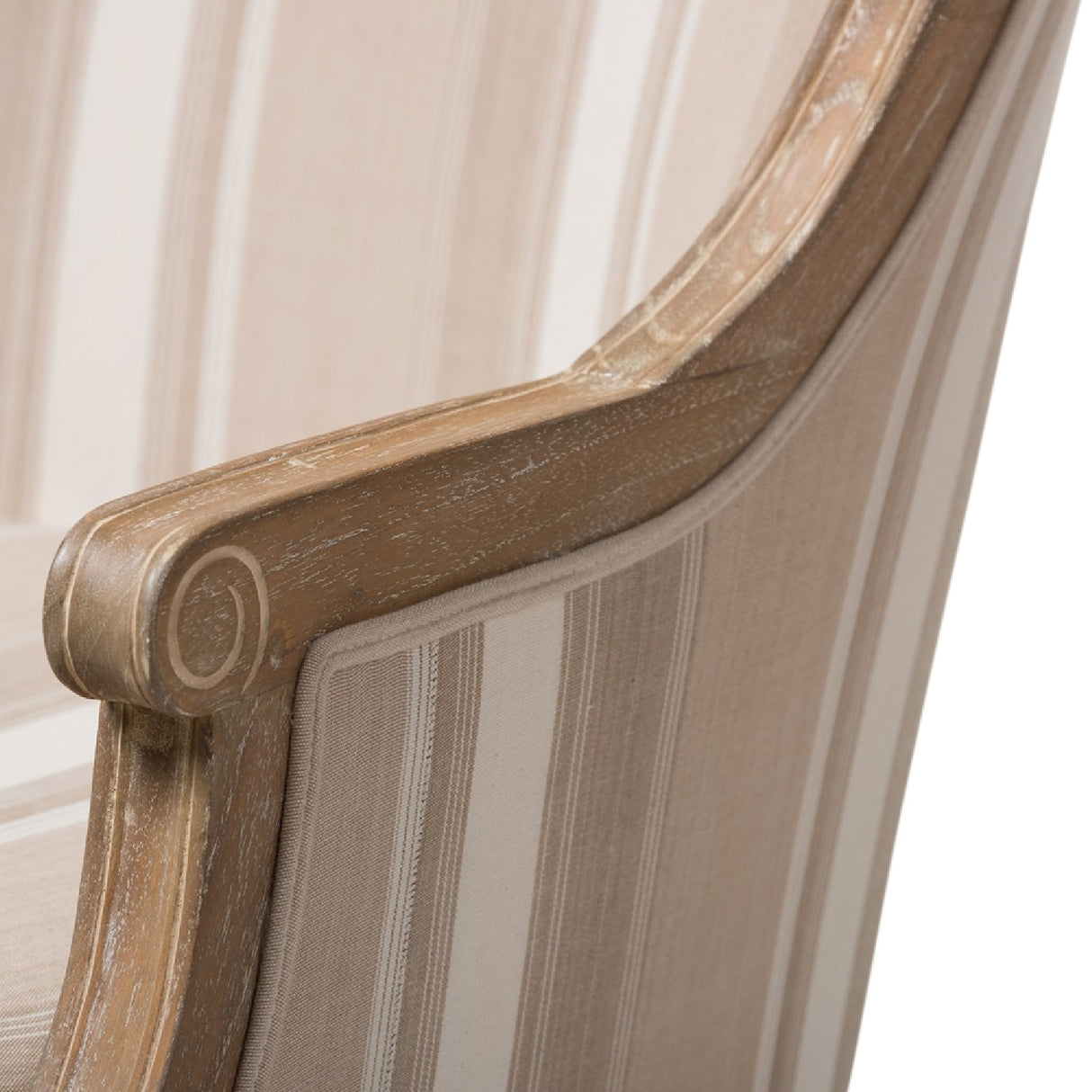   Modern European furniture - Brown Stripe Accent Chair - www.oroa.com | Oroa.com