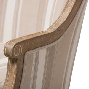   Modern European furniture - Brown Stripe Accent Chair - www.oroa.com | Oroa.com