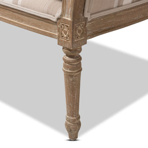   Modern European furniture - Brown Stripe Accent Chair - www.oroa.com | Oroa.com