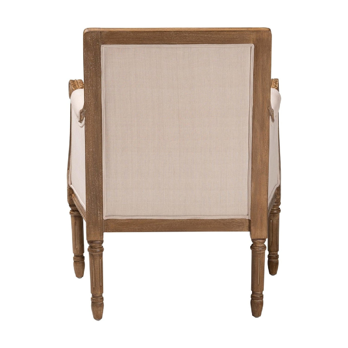   Modern European furniture - Beige Linen Accent Chair - www.oroa.com | Oroa.com