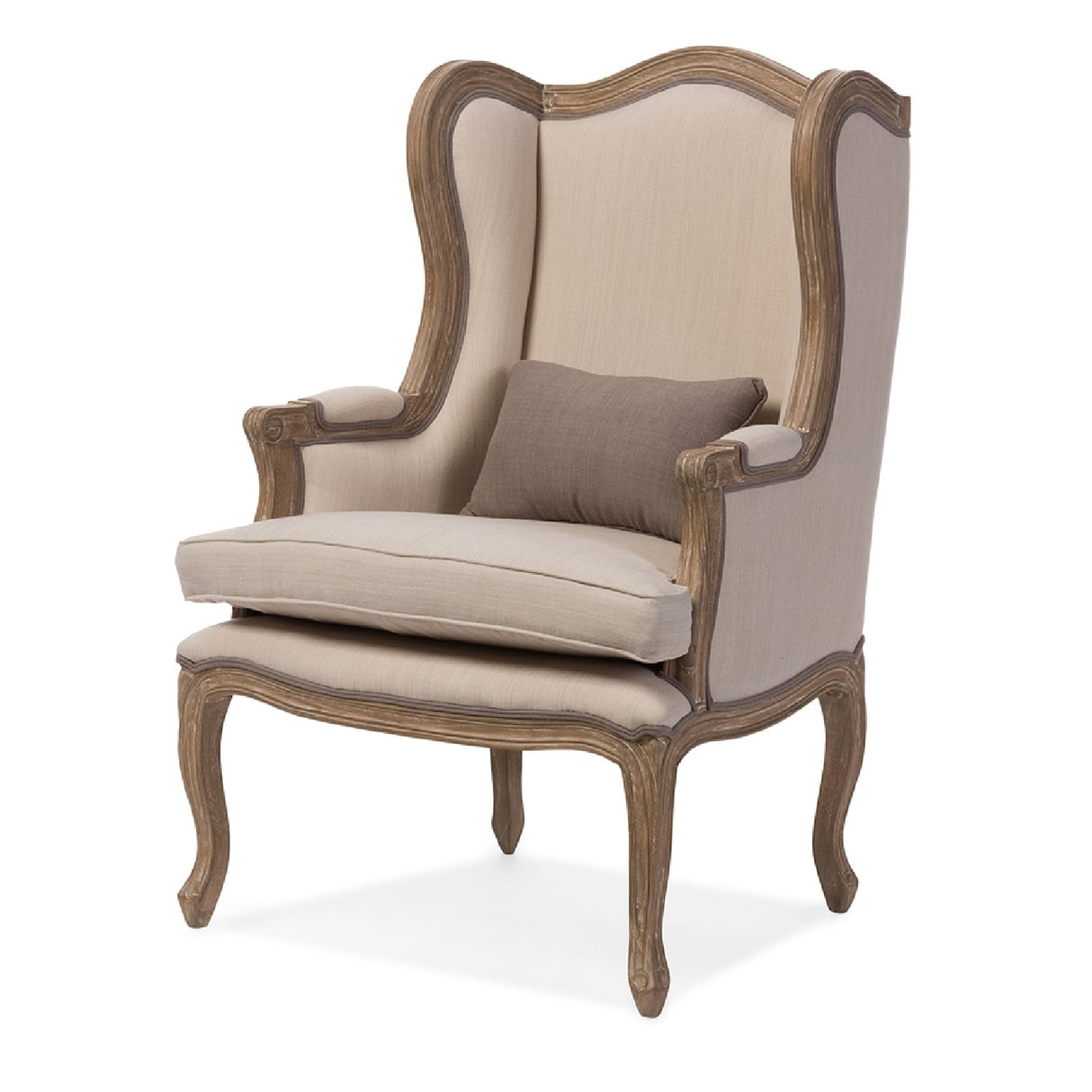   Wooden French Provincial Accent Chair | Oroa.com