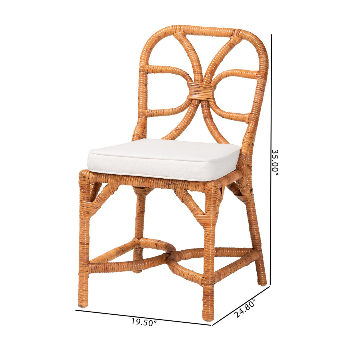   Modern European furniture - Handwoven Wicker Dining Chair - www.oroa.com | Oroa.com