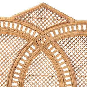   Modern European furniture - Woven Rattan Queen Sized Headboard - www.oroa.com | Oroa.com