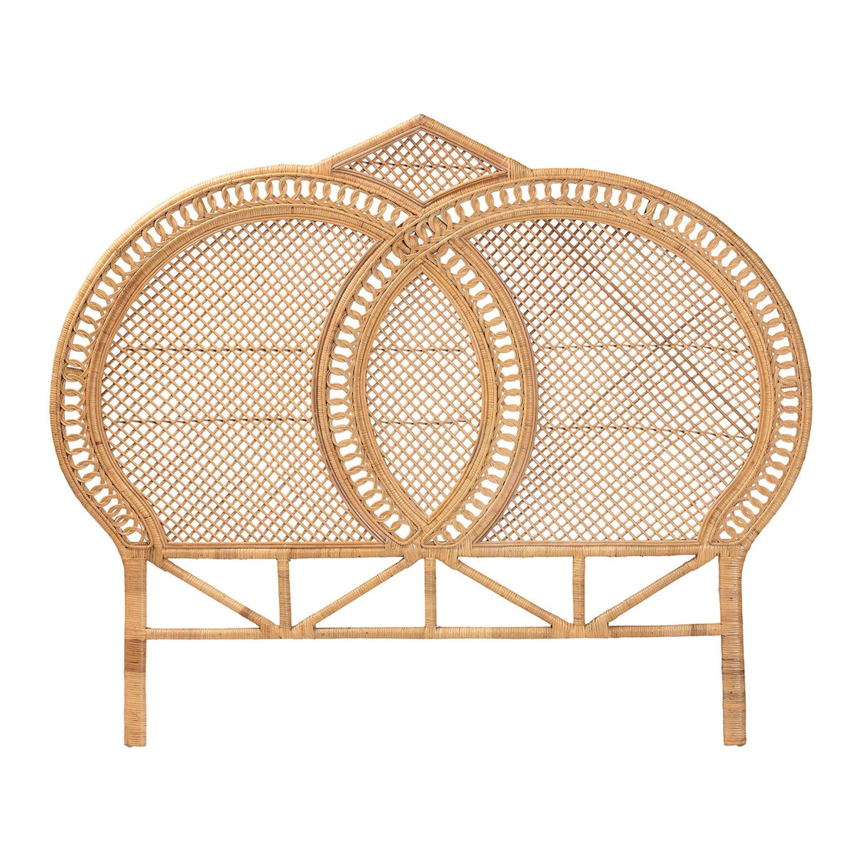  Modern European furniture - Woven Rattan Queen Sized Headboard - www.oroa.com | Oroa.com