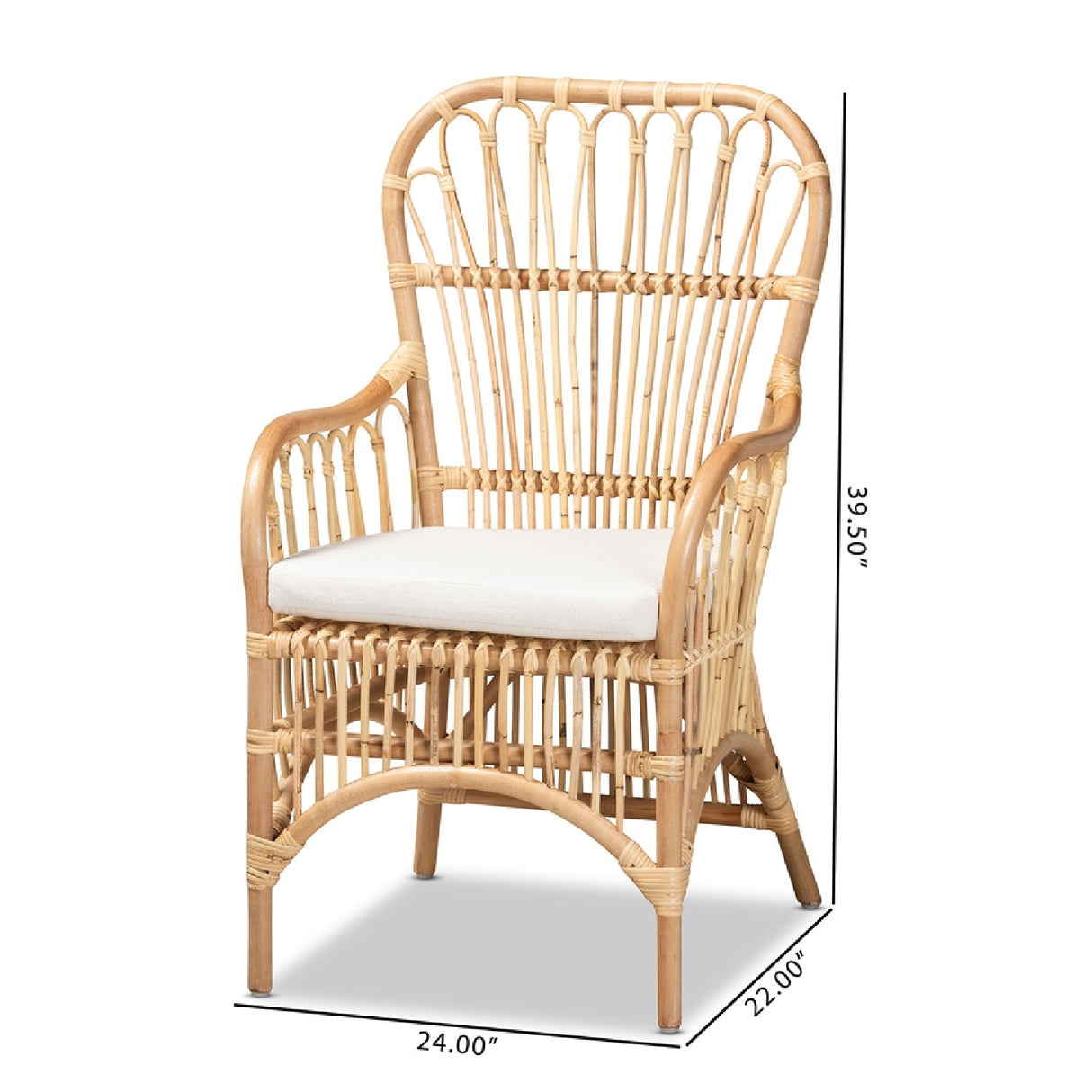   Modern European furniture - Handmade Rattan Accent Chair - www.oroa.com | Oroa.com