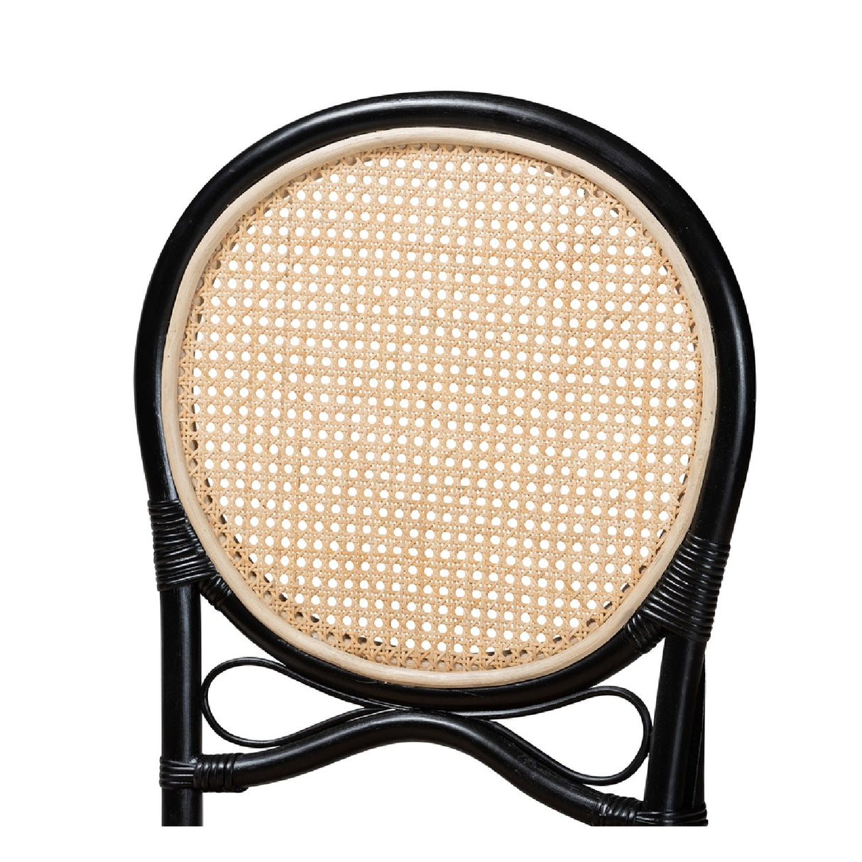  Contract furniture - Black Framed Rattan Dining Chair - www.oroatrade.com | Oroa.com