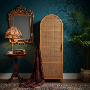   Modern European furniture - Arched Rattan Accent Cabinet - www.oroa.com | Oroa.com
