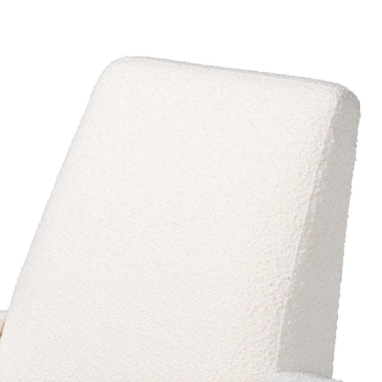   Modern European furniture - White Boucle Rocking Chair - www.oroa.com | Oroa.com