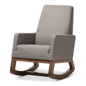   Modern European furniture - Fabric Upholstered Rocking Chair - www.oroa.com | Oroa.com