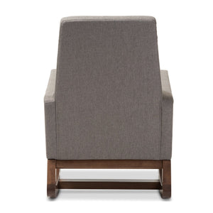   Modern European furniture - Fabric Upholstered Rocking Chair - www.oroa.com | Oroa.com