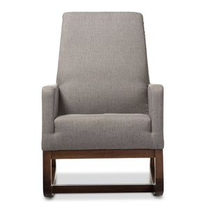   Modern European furniture - Fabric Upholstered Rocking Chair - www.oroa.com | Oroa.com