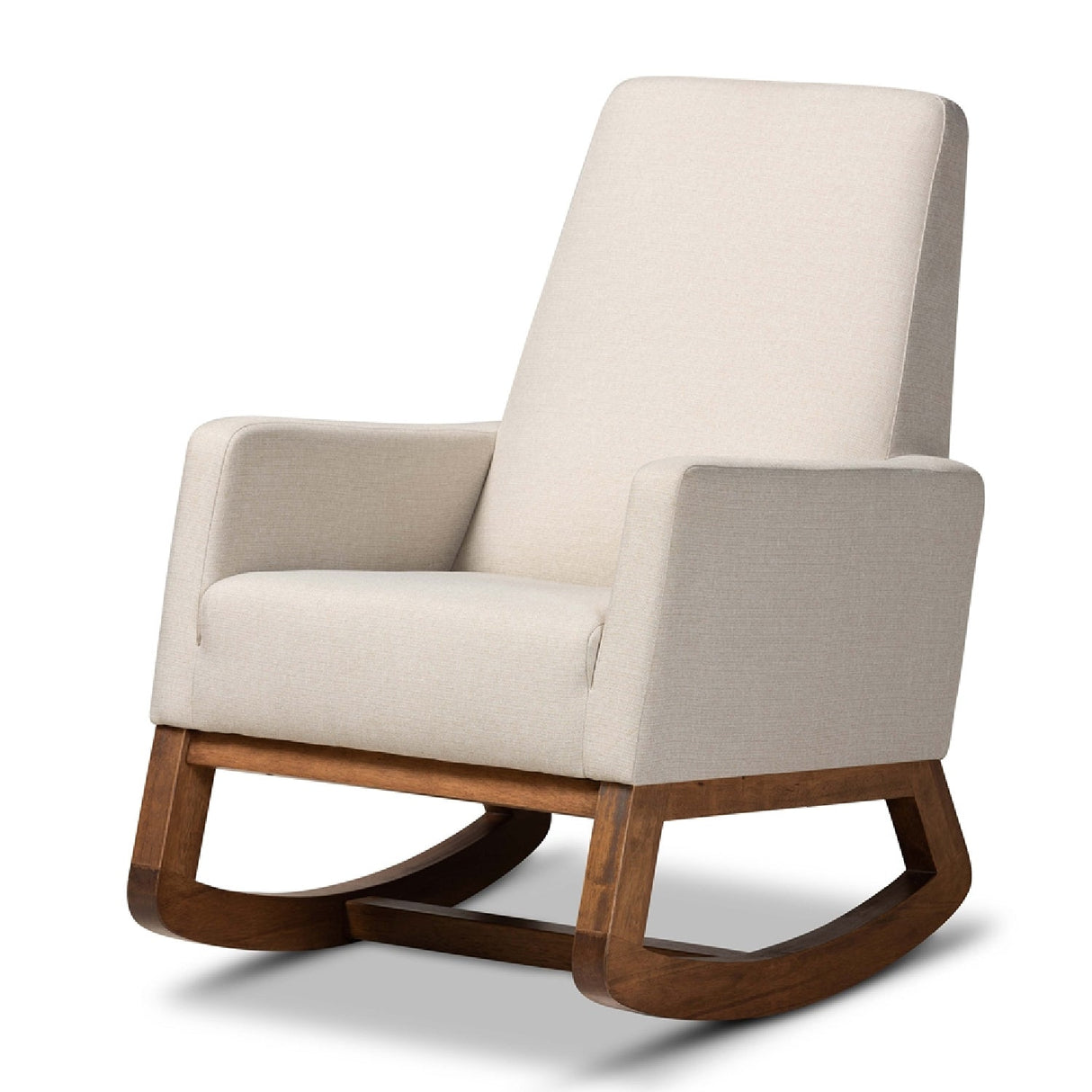   Modern European furniture - Fabric Upholstered Rocking Chair - www.oroa.com | Oroa.com