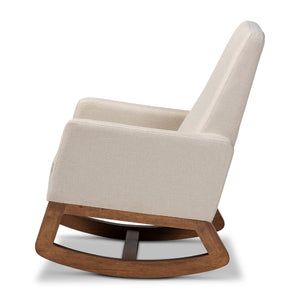   Modern European furniture - Fabric Upholstered Rocking Chair - www.oroa.com | Oroa.com
