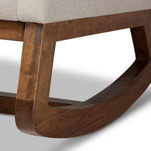   Modern European furniture - Fabric Upholstered Rocking Chair - www.oroa.com | Oroa.com